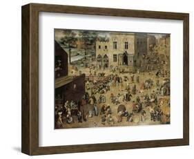 Children's Games, c.1560-Pieter Bruegel the Elder-Framed Giclee Print