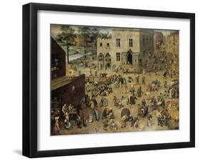 Children's Games, c.1560-Pieter Bruegel the Elder-Framed Giclee Print