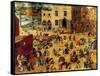 Children's Games Complete-Pieter Breughel the Elder-Framed Stretched Canvas