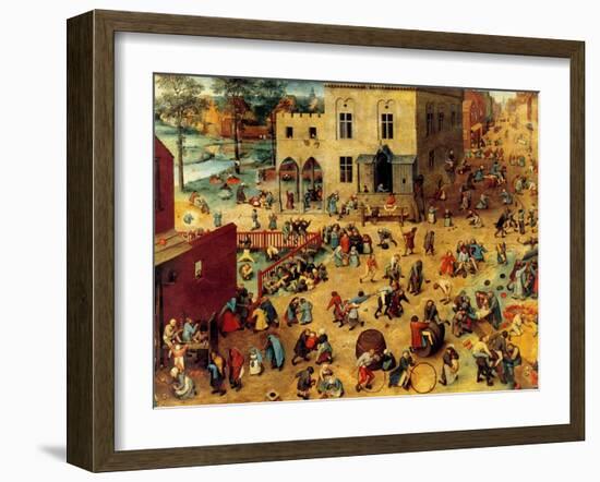 Children's Games Complete-Pieter Breughel the Elder-Framed Art Print