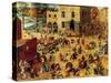Children's Games Complete-Pieter Breughel the Elder-Stretched Canvas