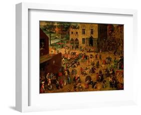 Children's Games (Kinderspiele), 1560-Pieter Bruegel the Elder-Framed Giclee Print