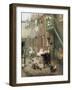 Children's Games with Bubbles-Albert Ludovici-Framed Giclee Print