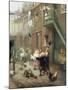 Children's Games with Bubbles-Albert Ludovici-Mounted Giclee Print