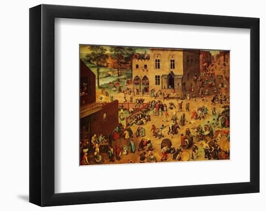 Children's Games-Pieter Bruegel the Elder-Framed Art Print