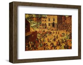 Children's Games-Pieter Bruegel the Elder-Framed Art Print