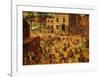 Children's Games-Pieter Bruegel the Elder-Framed Art Print