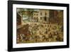Children's Games-Pieter Bruegel the Elder-Framed Premium Giclee Print