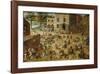 Children's Games-Pieter Bruegel the Elder-Framed Premium Giclee Print