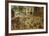 Children's Games-Pieter Bruegel the Elder-Framed Premium Giclee Print