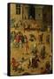 Children's Games-Pieter Bruegel the Elder-Framed Stretched Canvas