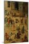 Children's Games-Pieter Bruegel the Elder-Mounted Giclee Print