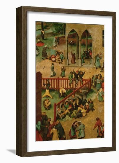 Children's Games-Pieter Bruegel the Elder-Framed Giclee Print