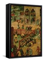Children's Games-Pieter Bruegel the Elder-Framed Stretched Canvas