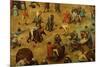 Children's Games-Pieter Bruegel the Elder-Mounted Giclee Print