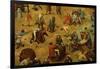 Children's Games-Pieter Bruegel the Elder-Framed Giclee Print