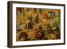 Children's Games-Pieter Bruegel the Elder-Framed Giclee Print