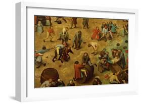 Children's Games-Pieter Bruegel the Elder-Framed Giclee Print