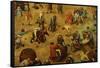 Children's Games-Pieter Bruegel the Elder-Framed Stretched Canvas