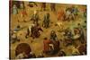 Children's Games-Pieter Bruegel the Elder-Stretched Canvas