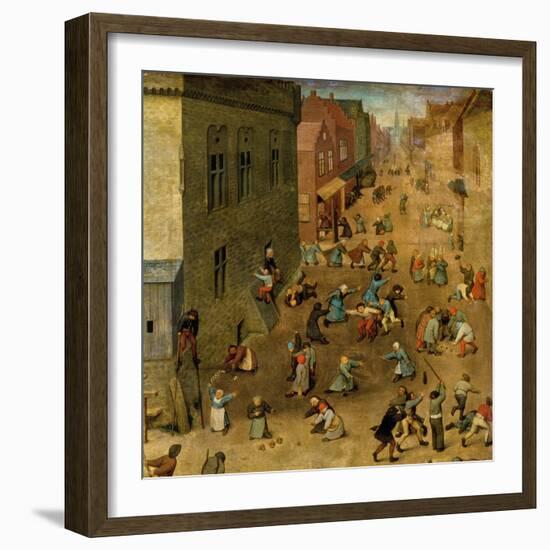 Children's Games-Pieter Bruegel the Elder-Framed Giclee Print