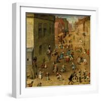 Children's Games-Pieter Bruegel the Elder-Framed Giclee Print