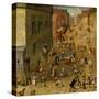 Children's Games-Pieter Bruegel the Elder-Stretched Canvas