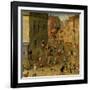 Children's Games-Pieter Bruegel the Elder-Framed Giclee Print