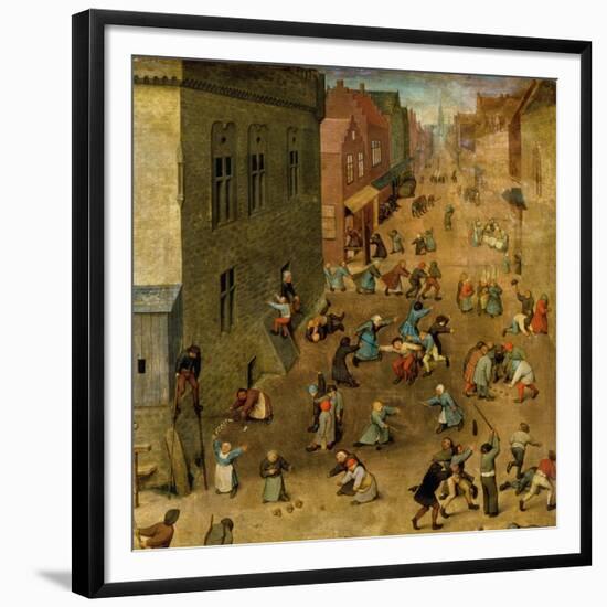 Children's Games-Pieter Bruegel the Elder-Framed Giclee Print