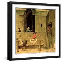 Children's Games-Pieter Bruegel the Elder-Framed Giclee Print