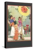 Children's Lemonade Stand-null-Framed Stretched Canvas