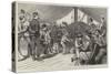 Children's Life on a Troopship, Rope Quoits on Deck-Godefroy Durand-Stretched Canvas