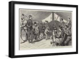 Children's Life on a Troopship, Rope Quoits on Deck-Godefroy Durand-Framed Giclee Print