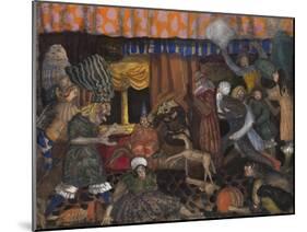 Children's Masquerade, 1912-Boris Dmitryevich Grigoriev-Mounted Giclee Print