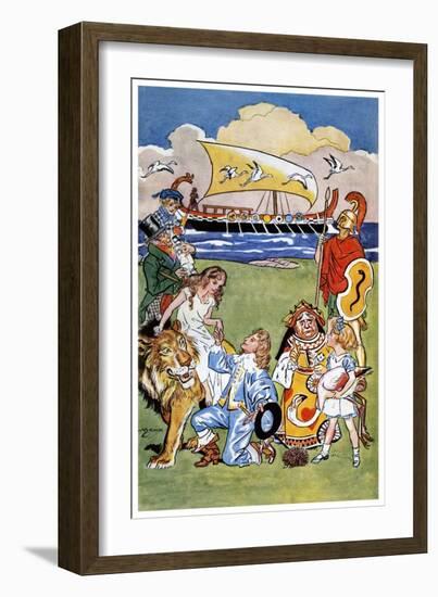 Children's Omnibus-Henry Matthew Brock-Framed Art Print