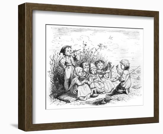 Children's Orchestra-Ludwig Richter-Framed Art Print