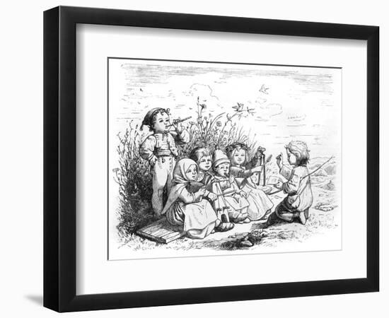 Children's Orchestra-Ludwig Richter-Framed Art Print