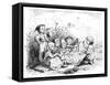 Children's Orchestra-Ludwig Richter-Framed Stretched Canvas