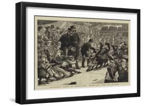 Children's Party on Board HMS Minotaur, The Tug of War-Charles Joseph Staniland-Framed Giclee Print