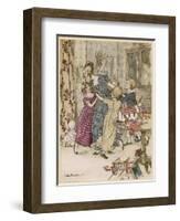 Children's Party-Arthur Rackham-Framed Art Print