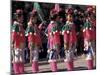 Children's Performance Celebrating Chinese New Year, Beijing, China-Keren Su-Mounted Premium Photographic Print