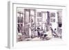 Children's Room, Early 19th C-P. Vdovichev-Framed Giclee Print