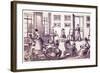 Children's Room, Early 19th C-P. Vdovichev-Framed Giclee Print