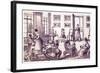 Children's Room, Early 19th C-P. Vdovichev-Framed Giclee Print