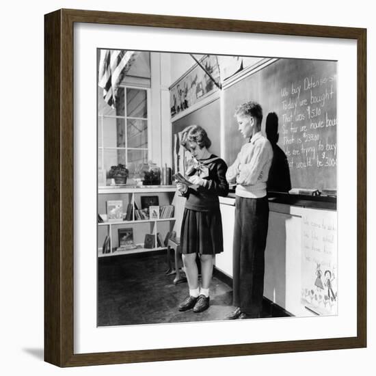 Children's School Clothing in 1943-null-Framed Photo