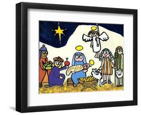 Children's School Nativity Play, 2004-Jane Freeman-Framed Premium Giclee Print