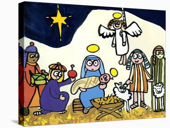 Children's School Nativity Play, 2004-Jane Freeman-Stretched Canvas