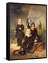 Children's Soldier Games-Johann Baptist Reiter-Framed Stretched Canvas