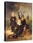 Children's Soldier Games-Johann Baptist Reiter-Stretched Canvas