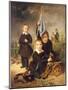 Children's Soldier Games-Johann Baptist Reiter-Mounted Giclee Print